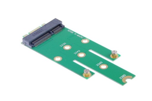 SSD ADAPTÉR KĽÚČ mSATA mPCI-E SATA3 na NGFF M.2 B