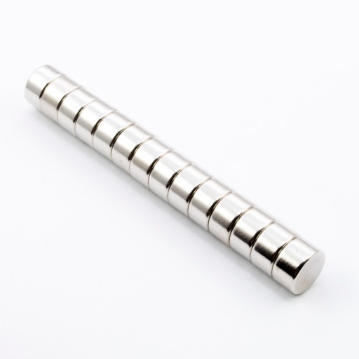 VALEC NEODYMOVÝ MAGNET 9x5 N38 SADA 8 KUSOV