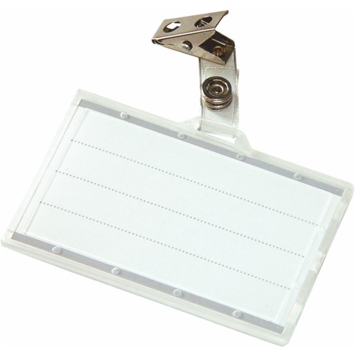 DONAU ID Tag, S Klipom, TVRDÝ, TRANSPARENTNÝ 10 ks