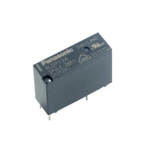 ALDP124 relé 24VDC 5A/250V SPST-NO PANASONIC