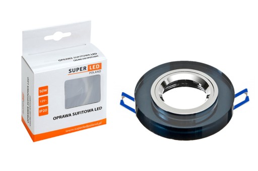 Sada svietidla LED GU10 5W BC + halogénové SKLO