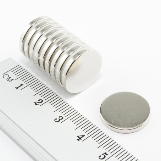 VALEC NEODYMOVÝ MAGNET 16x2 N38 SADA 8 ks