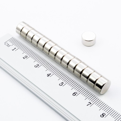 VALEC NEODYMOVÝ MAGNET 9x5 N38 SADA 8 KUSOV