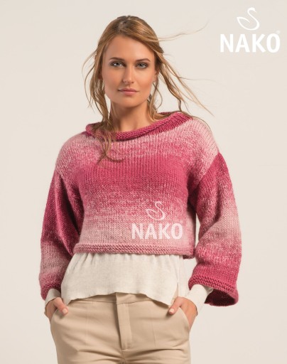 NAKO OMBRE tieňovaná akrylová vlnená priadza 20805