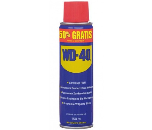 WD-40 MULTIFUNKČNÝ PRÍPRAVOK 150ml ODSTRAŇOVAČ HRDZE