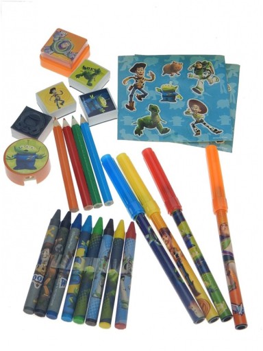 Toy Story STAMP SET samolepky pastelky 3369
