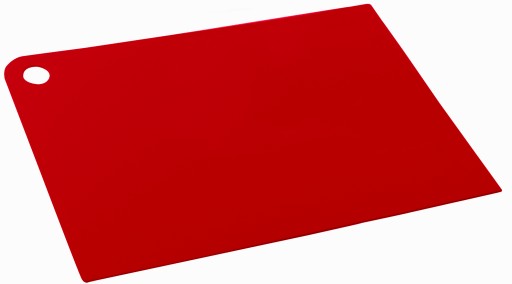 ČERVENÁ PLASTOVÁ DOSKA NA KRAJENIE DO KUCHYNE