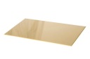 Mosadzný plech, mosadz, formát 200x100x1mm | plech 1mm - 10x20cm
