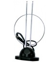 DVOJITÁ TELESKOPICKÁ ANTÉNA 77 cm so stojanom (3367)