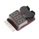 Alarm meter bzučiak NASTAVITEĽNÁ LiPo RC batéria Li-po Li-fe batéria
