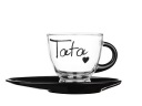 DAD CUP 200/220 ml čierna podšálka so sladkosťami