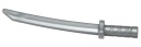 LEGO KATANA MEČ PLOCHÝ STRIEBORNÝ Č