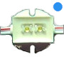 UMELECKÉ OSVETLENIE: 2xLED-FLUX/PVC MODRÁ 2lm