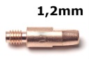 Kontaktný hrot MB25 MB36 drôt 1,2 M6 HLINÍK