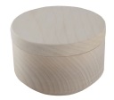 Drevená krabička, oválna nádoba 10 cm