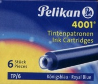 Náplne do plniaceho pera Pelikan 4001 modré