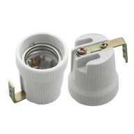 1x PORCELÁNOVÝ KERAMICKÝ DRŽIAK E27 S RÚČKOU