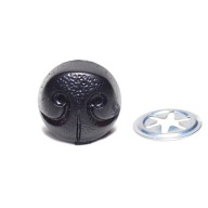 PLASTOVÝ NOS PES ČIERNA 19 mm - HRY