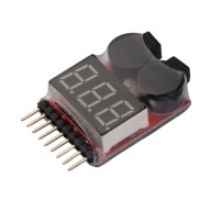 Alarm meter bzučiak NASTAVITEĽNÁ LiPo RC batéria Li-po Li-fe batéria