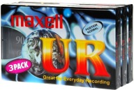 MAXELL UR AUDIO KAZETA 90 MINUT NOVÁ ZAPEČENÁ