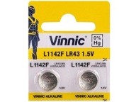 2x AKUMULÁTOR VINNIC AG12 L1142 LR43 G12 186 L1142F