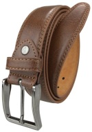 PÁNSKY KOŽENÝ OPASOK NA NOHAVICE, PRÍRODNÁ KOŽA KARAMELOVÝ PÁNSKY OPASOK BT05