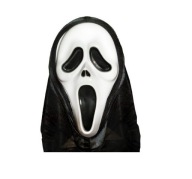 HALLOWEEN SCREAM SCREAM MASKA S KAPUČOU