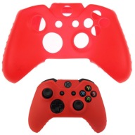 Cover Case Overlay Silicone Pad Xbox One red.