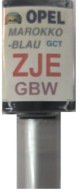 OPEL ZJE GBW GCT MAROKKOBLAU PAINT TOUCH-UP ARA