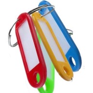 Identifikátor kľúča KEYRING 10 kusov, jednostranná visačka