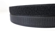 VELCRO PÁSKA ČIERNY VELCRO SET 25mm 1 meter