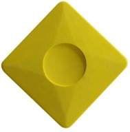 Krajčírska krieda 5x5cm žltá - Krajčírske mydlo