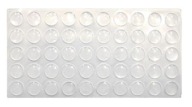 Silikónové nárazníky tlmič 10x1,5mm 50 ks
