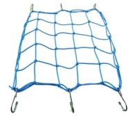 Sieťový nosič batožinového priestoru pre motocykel Quad ATV Helmu Blue