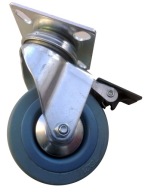 KOLESO 75 mm sivé koliesko Brzda na kolieska 60 KG od HABI