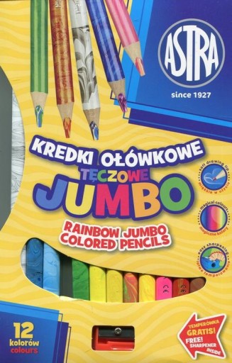 CERUŽKOVÉ PASTIELKY RAINBOW JUMBO 12K MAGIC ASTRA
