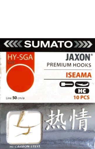 10ks háčiky HÁČKY S NÁväzcami SUMATO jaxon ISEAMA 8 plotica