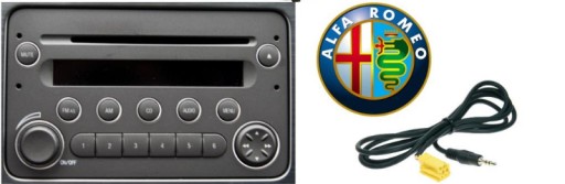 ADAPTÉR AUX IN JACK 3,5 mm Alfa Romeo 159 Fiat Grande Punto Croma