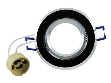Stropné svietidlo OPAL, čierne GU10 230V pre LED