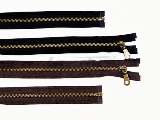 KOVOVÝ Zips 60 cm rozoberateľný
