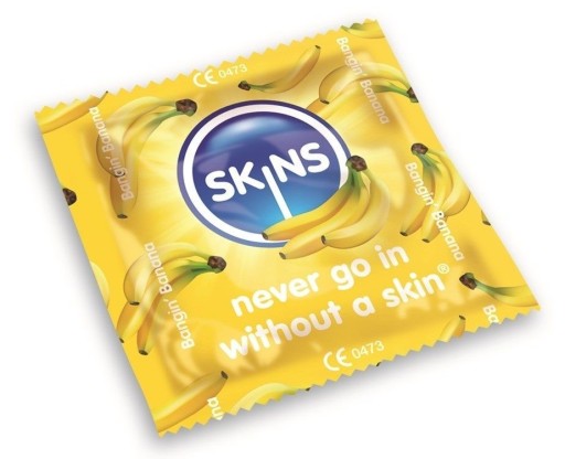 SKINS BANANA Banánové kondómy NOVINKA!