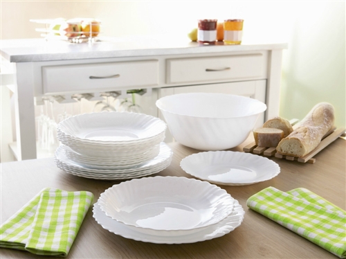 Hlboký tanier 23 cm biely FESTON LUMINARC