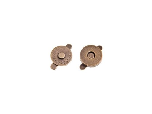 Magnet 14mm x 14mm 10ks zlatý