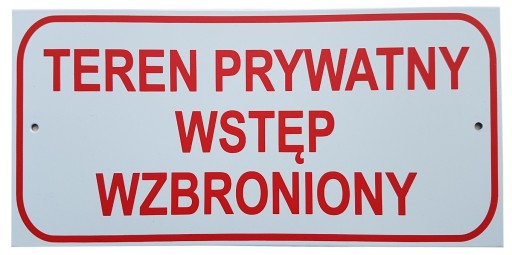 VÝPIS TABULE SÚKROMNÝ PRIESTOR - VSTUP ZAKÁZANÝ