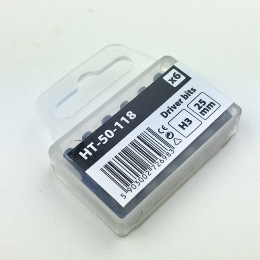 Bity Bit Skrutkovací bit H 3 x 25 mm x 6 ks