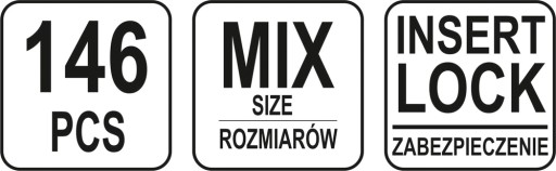 METRICKÁ MATICA S ZABEZPEČENÍM 146 KS MIX