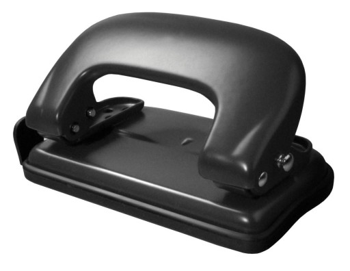 Kovový dierovač, čierny, 10 listov GD008-AV