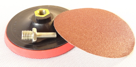 NÁSTAVNÝ DISK PRE BRÚSKU A VŔTAČKU 125MM + ADAPTÉR