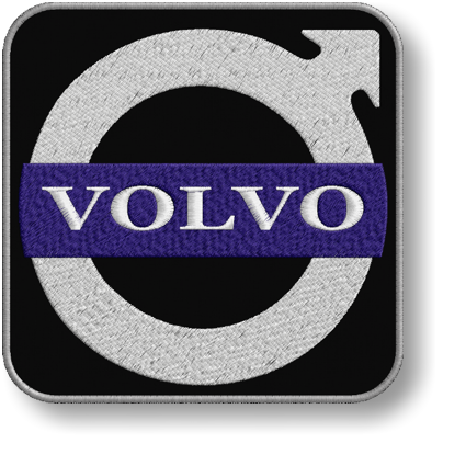 Nášivka VOLVO Termo vyšívaná, nažehľovačka