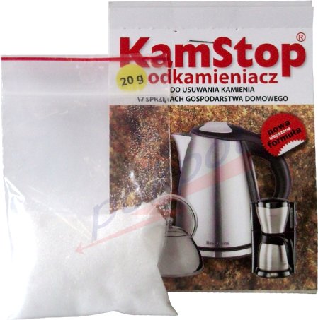 Odvápňovacia kanvica Espresso kávovar Umývačka riadu KamStop 20g